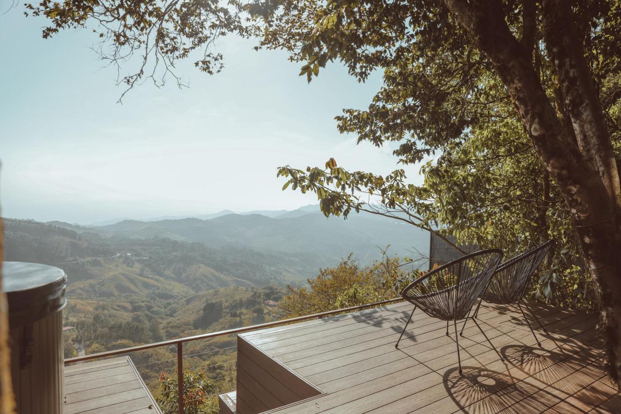 Amalu Luxury View Cabins Monteverde Eksteriør bilde